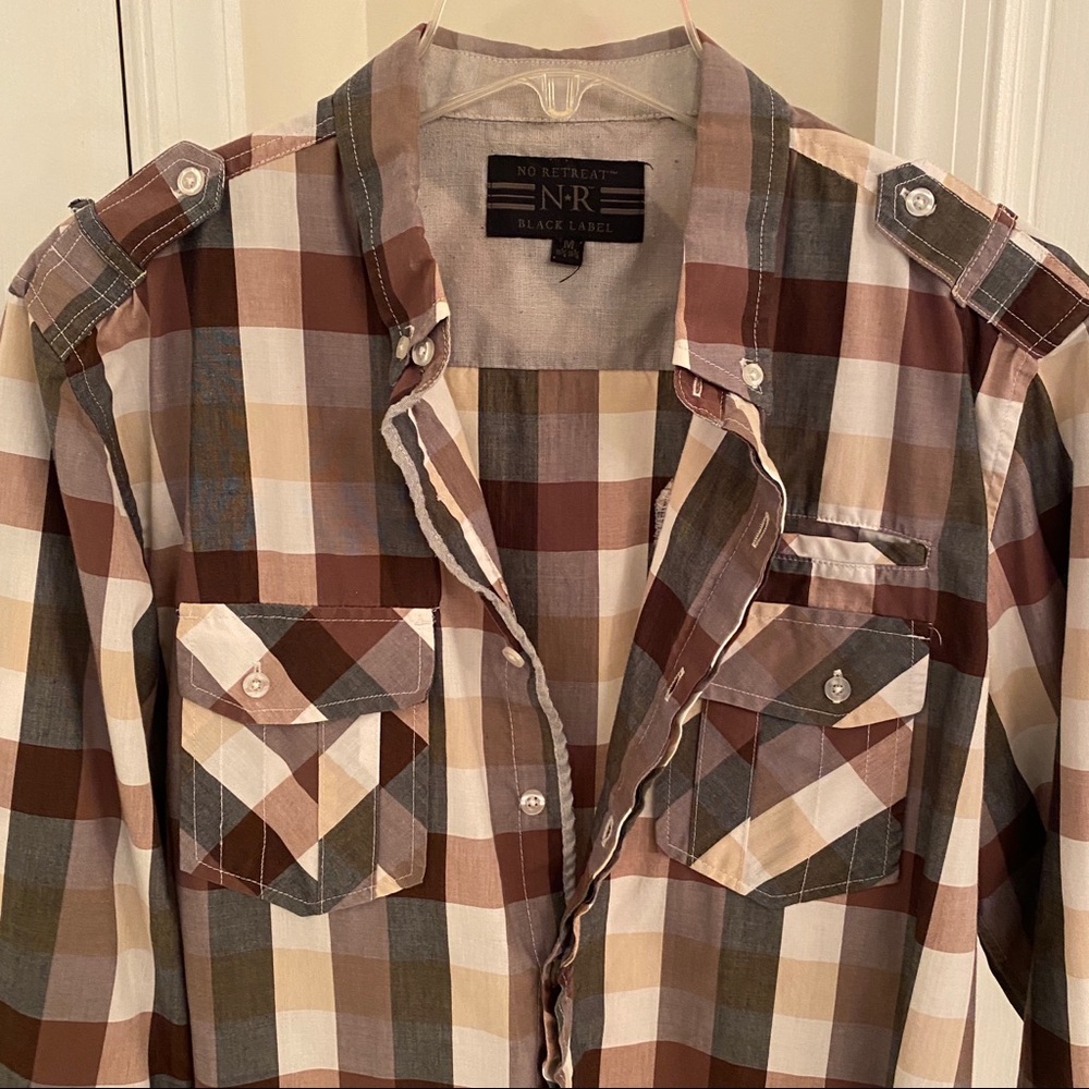 No Retreat Button Down Shirt